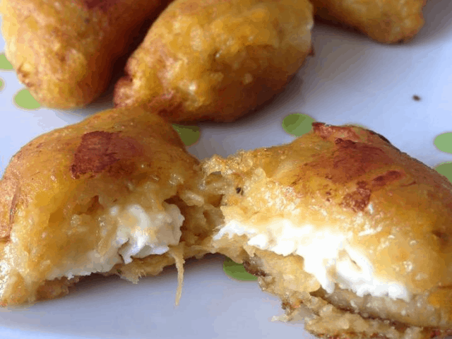 Receta Fácil En Freidora De Aire: Gorditas De Plátano Macho Rellenas De  Queso – Cambiando el Juego by Emmanuel Navarro